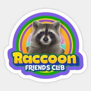 Raccoon Sticker